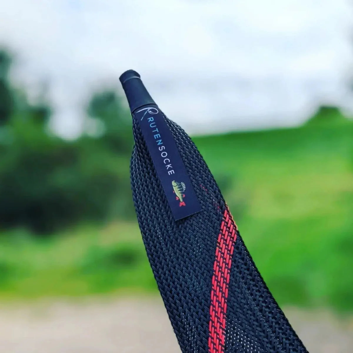 Die neue Rutensocke mit Barsch-Logo