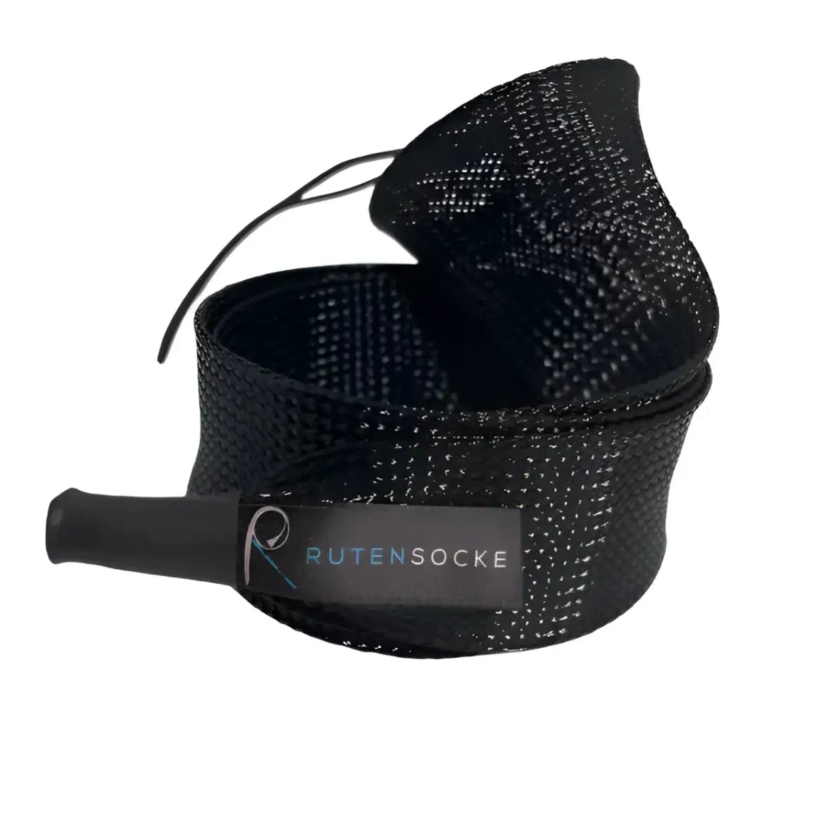 Rutensocke Allround S 3-Teiler (70cmx45mm Rutenschutz für 3-tlg. Ruten bis 360cm) - Schwarz