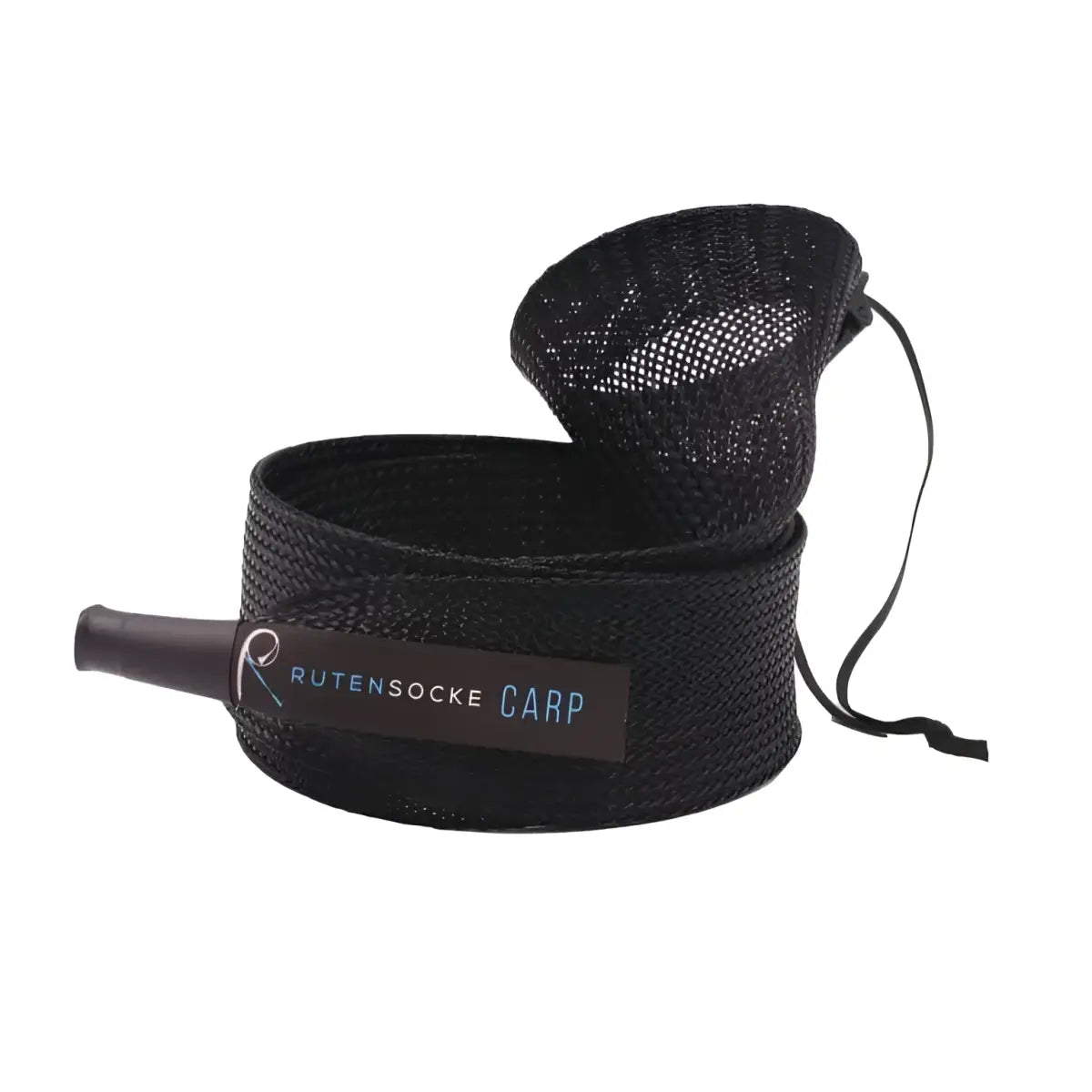 Rutensocke Carp S 2-Teiler (100cmx45mm Rutenschutz für 2-tlg. Ruten bis 3,0m) - Schwarz