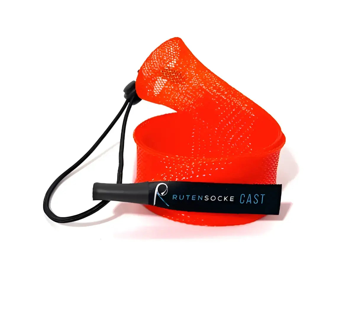 Rutensocke Cast M 2-Teiler (70cmx38mm Rutenschutz für 2-tlg. Ruten bis 220cm) - Orange