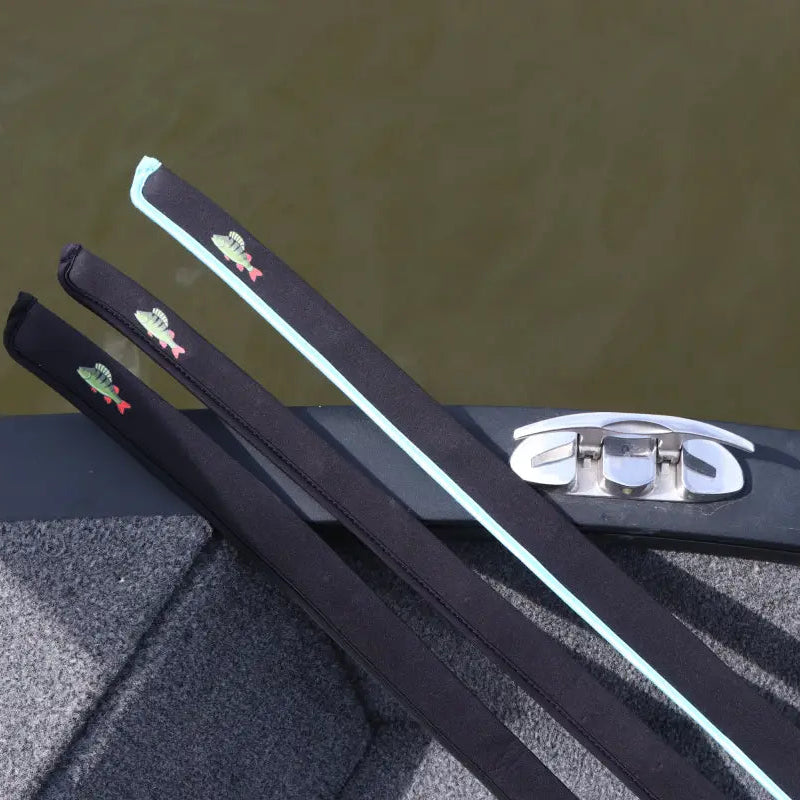 Rutensocke NEO Cast L 1-Teiler (180cm lang Premium Neopren Rutenschutz für Ruten bis 230cm)