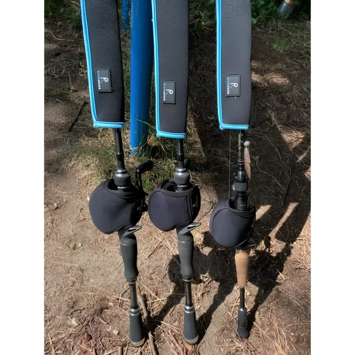 Rutensocke NEO Cast M 1-Teiler (160cm lang Premium Neopren Rutenschutz für Ruten bis 210cm)