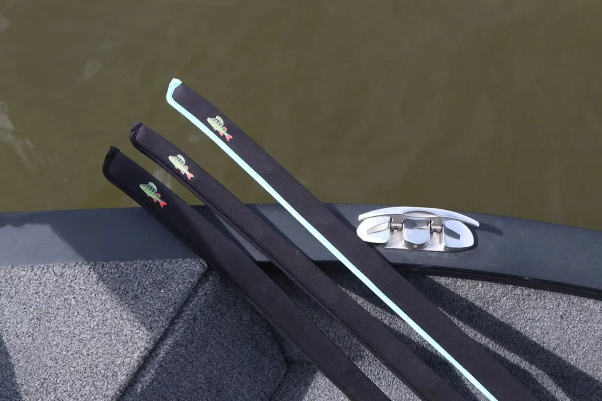 Rutensocke NEO CAST S 1-Teiler (140cm lang Premium Neopren Rutenschutz für Ruten bis 190cm)