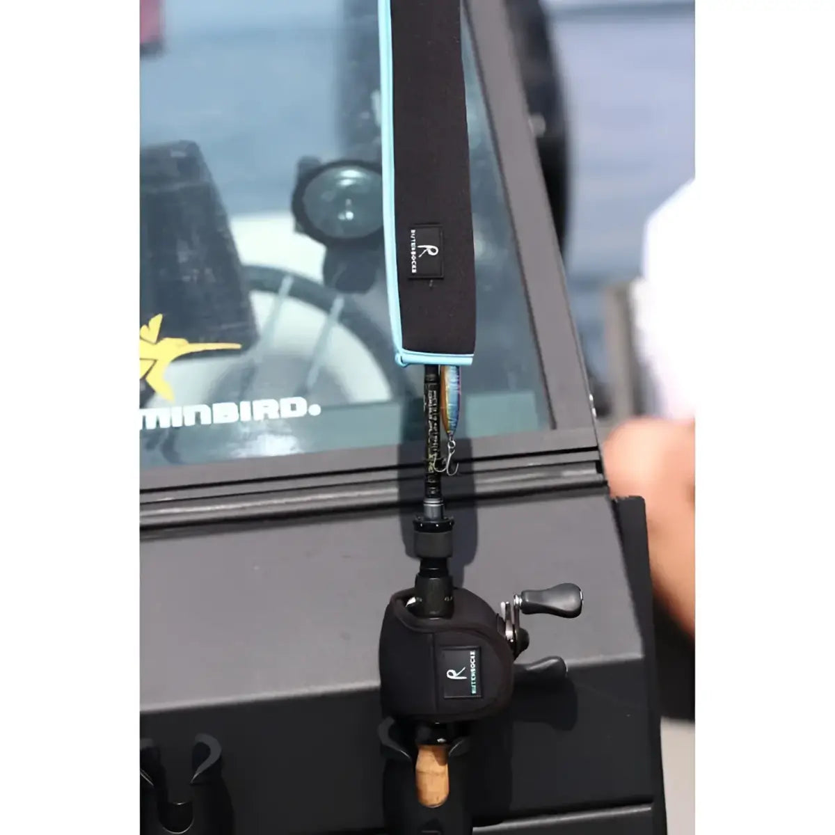 Rutensocke NEO Cast S 1-Teiler (140cm lang Premium Neopren Rutenschutz für Ruten bis 190cm)