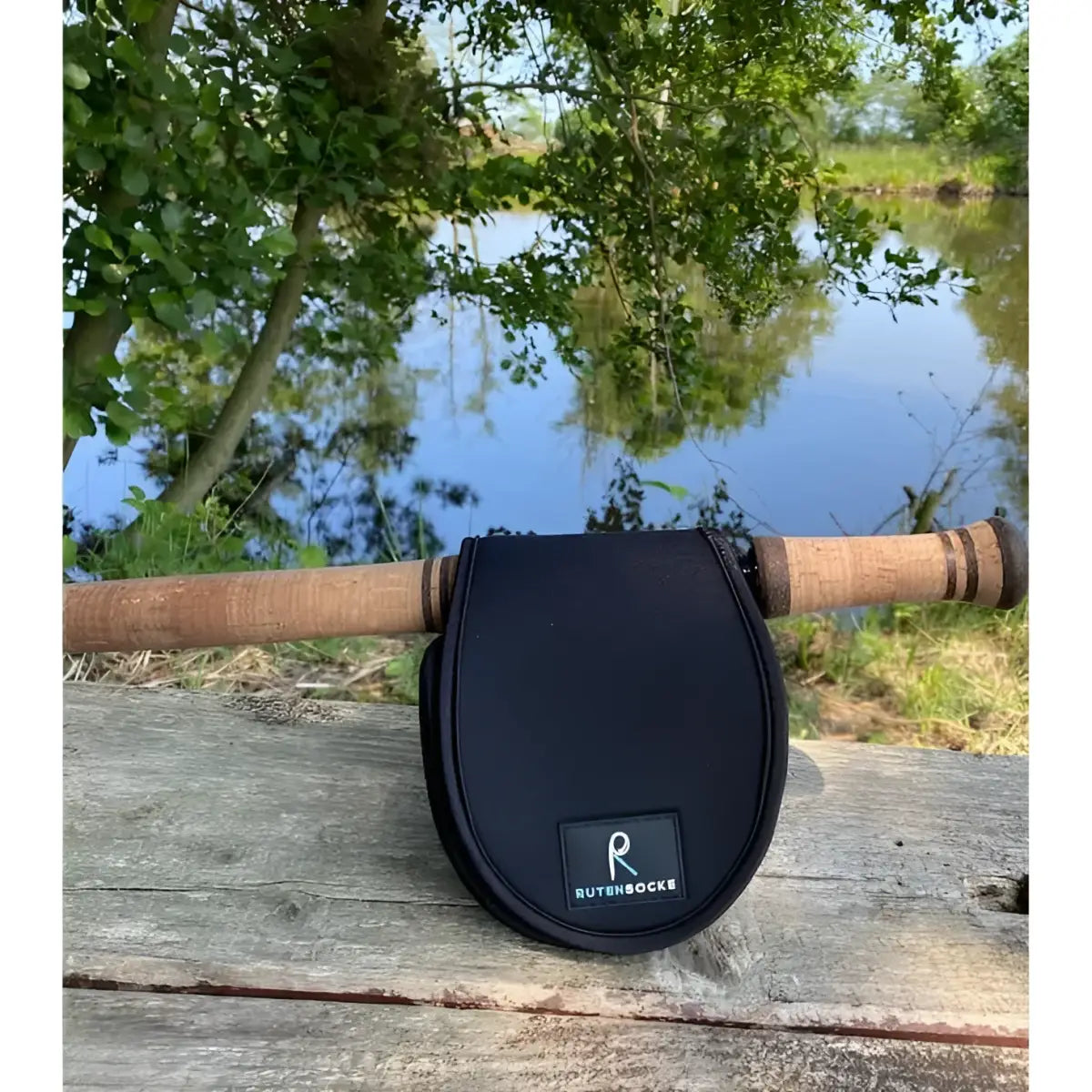 Rutensocke Rollentasche Fly L 3er Pack (Rollenschutz für Fliegenrollen Größe 11-13 / 12cm)