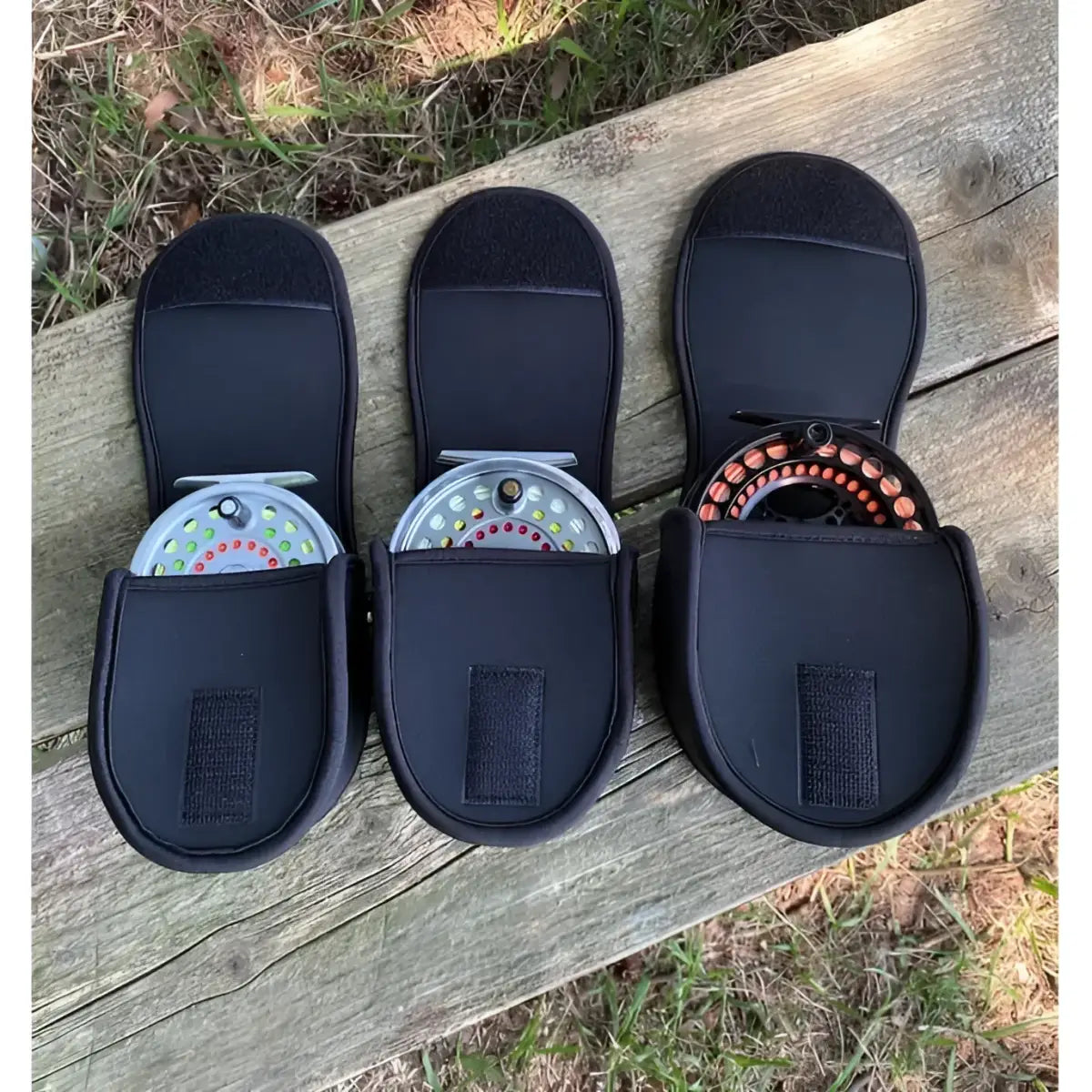 Rutensocke Rollentasche Fly S (Rollenschutz für Fliegenrollen Größe 5-7 / 10cm)