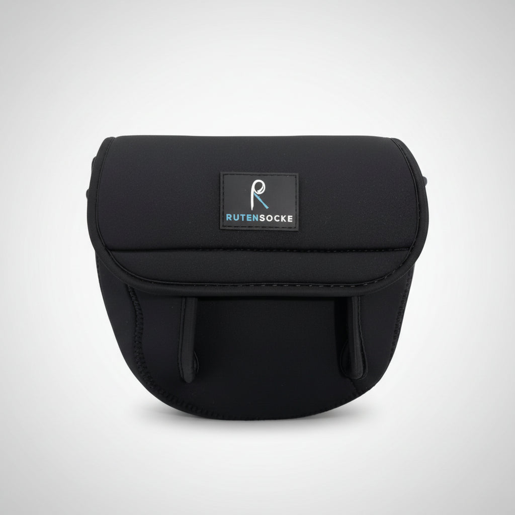 B-Ware mit Knicken!! Rutensocke Rollentasche Spin M (Rollenschutz für Stationärrollen von Größe 4000-6000)