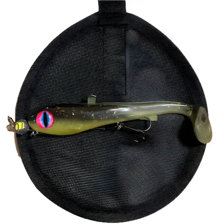 Ködersocke optional mit Zielfisch (18cm x 17cm in schwarz oder rot)