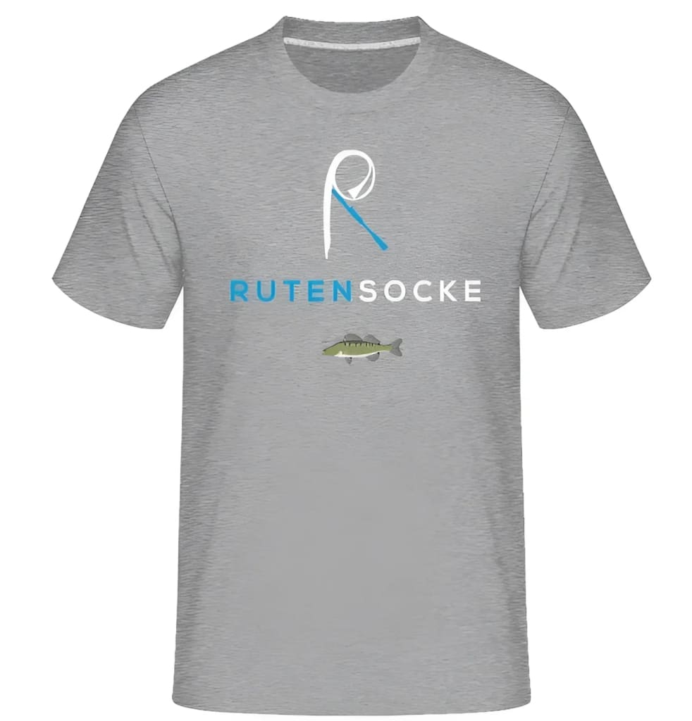 Organic T-Shirt Grau optional mit Zielfisch