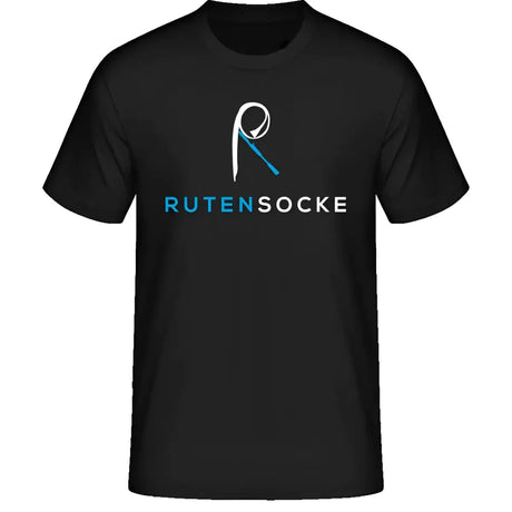 Organic T-Shirt Schwarz optional mit Zielfisch (Ausverkauf Restbestand) - M / Schwarz