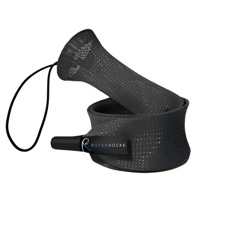 Rutensocke Allround S 3-Teiler (70cmx45mm Rutenschutz für 3-tlg. Ruten bis 360cm) - Grau