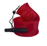 Rutensocke Allround S 3-Teiler (70cmx45mm Rutenschutz für 3-tlg. Ruten bis 360cm) - Rot