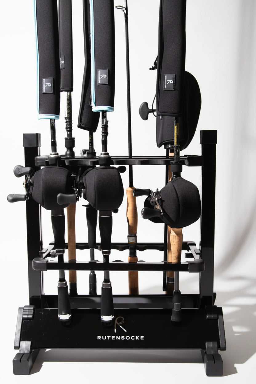 Rutensocke Aluminium Rutenständer (12 Ruten)