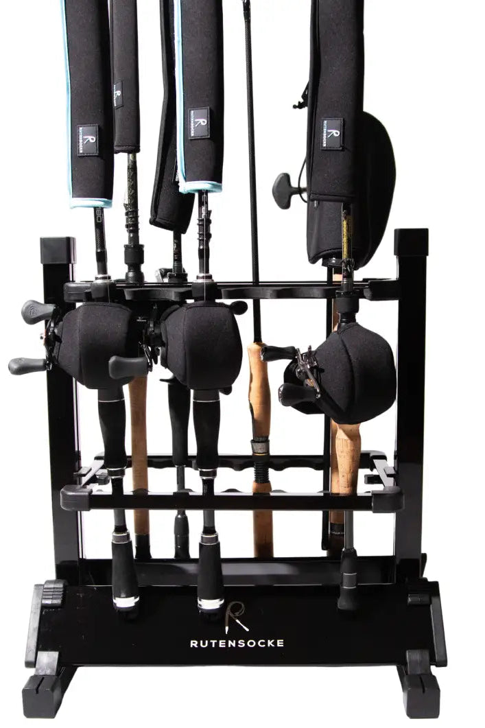 Rutensocke Rutenständer aus Aluminium-Legierung (schwarz)