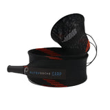 Rutensocke Carp L 2-Teiler (120cmx45mm Rutenschutz für 2-tlg. Ruten bis 3,60m) - Schwarz-Orange