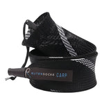 Rutensocke Carp L 2-Teiler (120cmx45mm Rutenschutz für 2-tlg. Ruten bis 3,60m) - Schwarz-Weiss