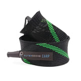 Rutensocke Carp S 2-Teiler (100cmx45mm Rutenschutz für 2-tlg. Ruten bis 3,0m) - Schwarz-Gruen