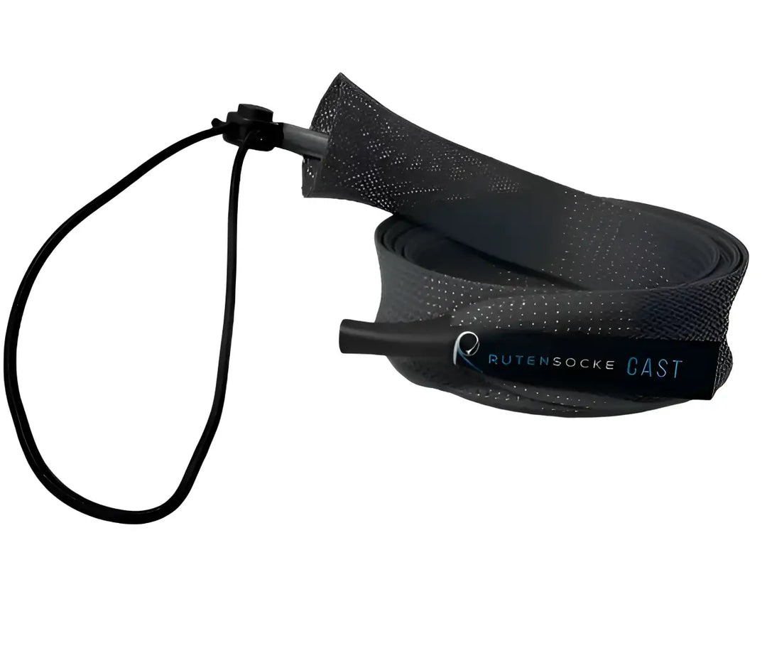 Rutensocke Cast L (180cmx32mm Rutenschutz für 1-tlg. Ruten bis 2,20m) - Grau