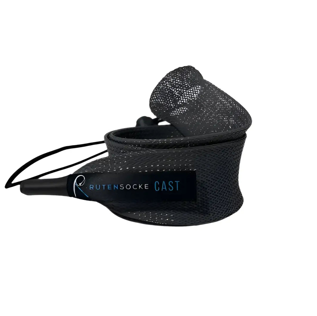 Rutensocke Cast M 2 Teiler (70cmx38mm Rutenschutz für 2 tlg. Ruten bis 220cm) Grau