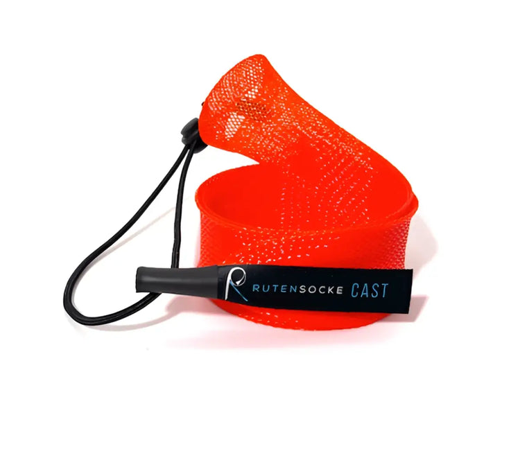 Rutensocke Cast MW (160cmx38mm Rutenschutz für 1-tlg. Ruten bis 2m) - Orange
