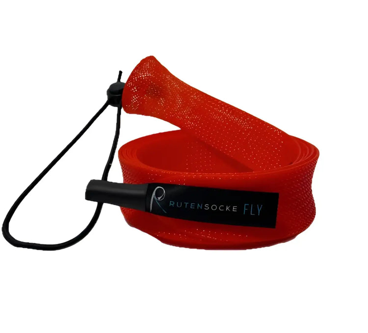 Rutensocke Fly L 2-Teiler (125cmx32mm Rutenschutz für 2(4)-tlg. Ruten bis 3,04m 10ft.) - Orange