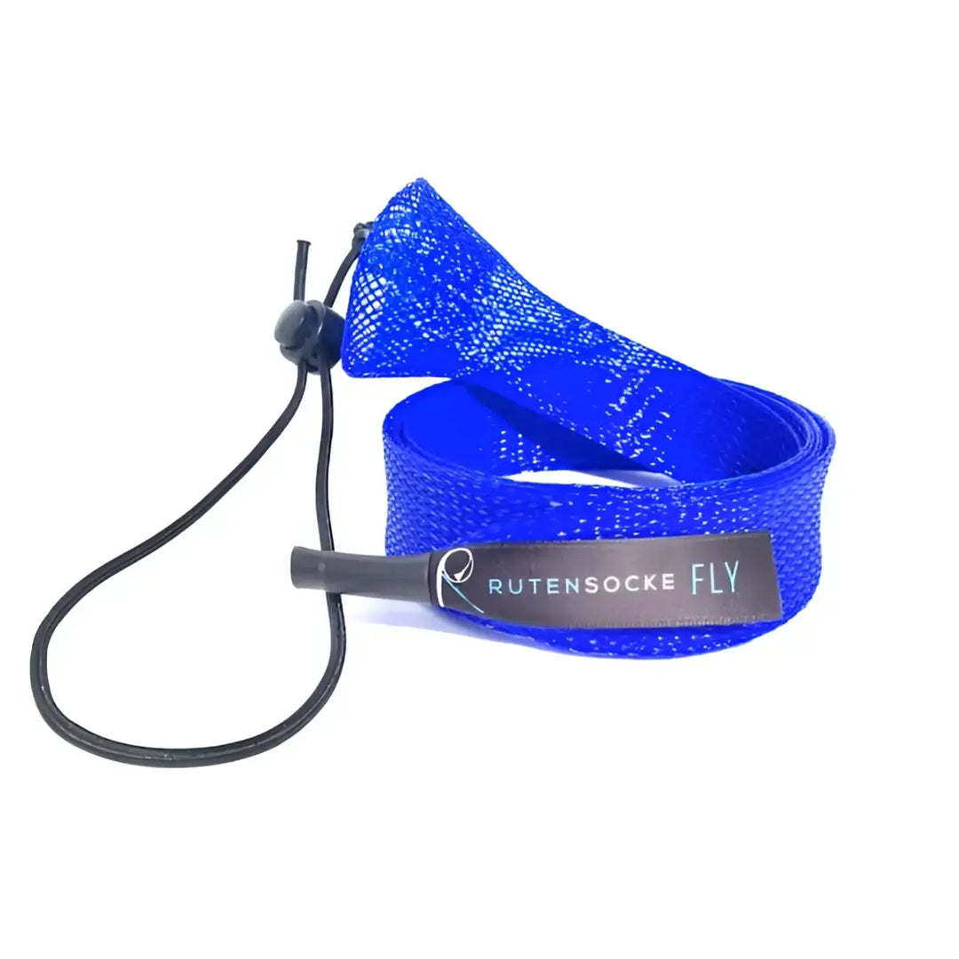 Rutensocke Fly L 2-Teiler (125cmx32mm Rutenschutz für 2(4)-tlg. Ruten bis 3,04m 10ft.) - Blau