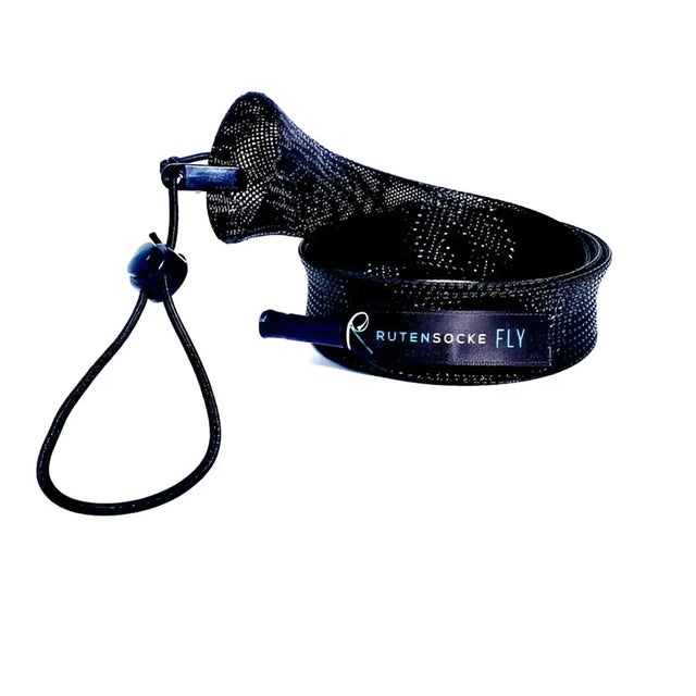 Rutensocke Fly L 2-Teiler (125cmx32mm Rutenschutz für 2(4)-tlg. Ruten bis 3,04m 10ft.) - Schwarz