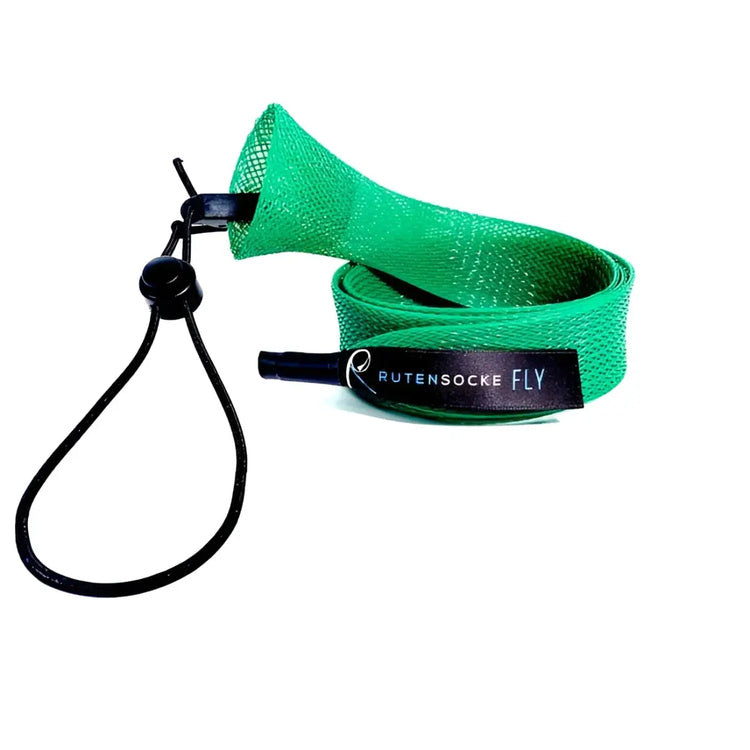 Rutensocke Fly M 2-Teiler (110cmx32mm Rutenschutz für 2(4)-tlg. Ruten bis 2,74m 9ft.) - Gruen