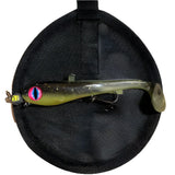 Ködersocke optional mit Zielfisch (18cm x 17cm in schwarz oder rot)