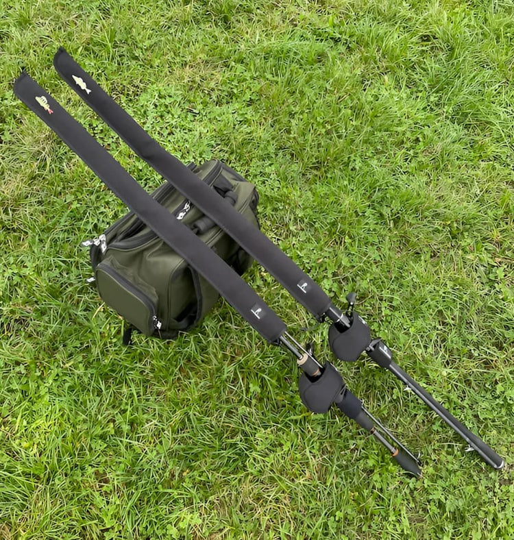 Rutensocke NEO Cast 2-Teiler (Rutenschutz für 2-tlg. Casting-Ruten von 190cm bis 240cm)
