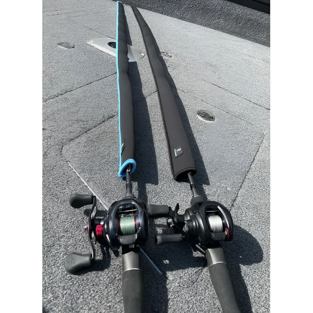 Rutensocke NEO Cast L 1-Teiler (180cm lang Premium Neopren Rutenschutz für Ruten bis 230cm)