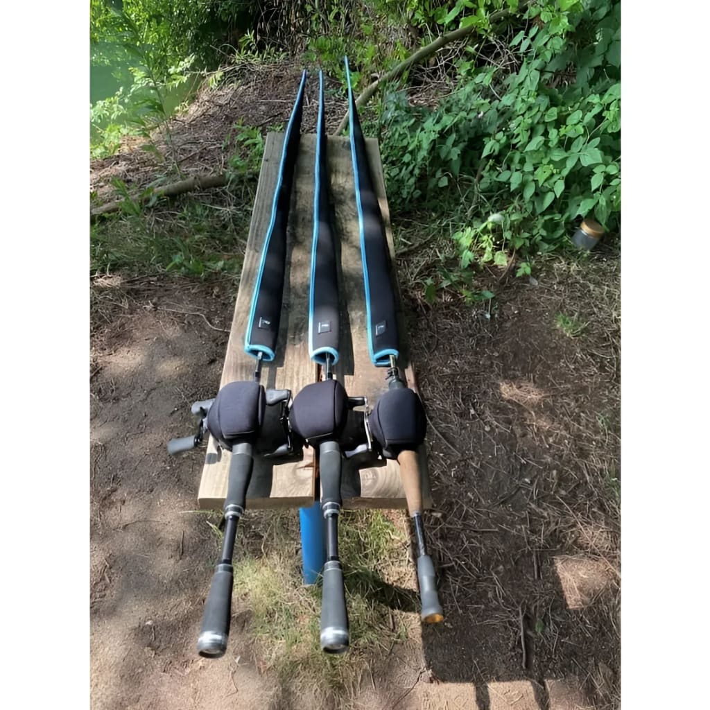 Rutensocke NEO Cast L 1-Teiler (180cm lang Premium Neopren Rutenschutz für Ruten bis 230cm)