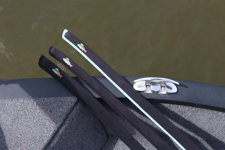 Rutensocke NEO Cast L 1 Teiler (180cm lang Premium Neopren Rutenschutz für Ruten bis 230cm)