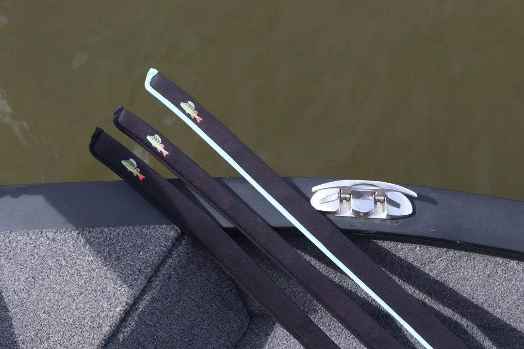 Rutensocke NEO Cast L 1 Teiler (180cm lang Premium Neopren Rutenschutz für Ruten bis 230cm)