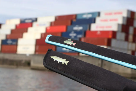 Rutensocke NEO Cast M 1-Teiler (160cm lang Premium Neopren Rutenschutz für Ruten bis 210cm)