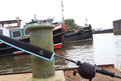 Rutensocke NEO Cast M 1-Teiler (160cm lang Premium Neopren Rutenschutz für Ruten bis 210cm)