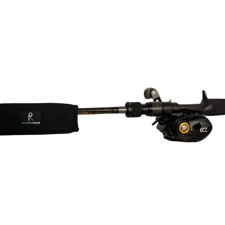 Rutensocke NEO CAST MS 1-Teiler Schmale Version (160cm lang Premium Neopren Rutenschutz für Ruten bis 210cm) - Schwarz