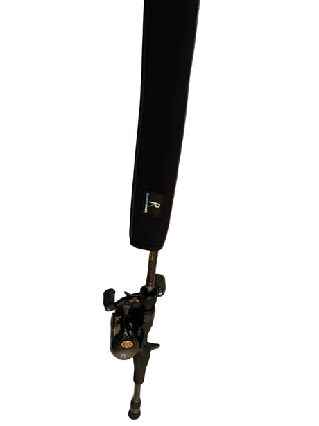 Rutensocke NEO CAST MS 1-Teiler Schmale Version (160cm lang Premium Neopren Rutenschutz für Ruten bis 210cm) - Schwarz
