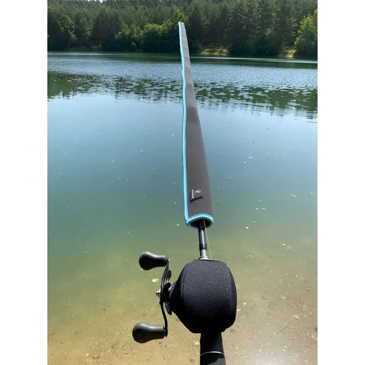 Rutensocke NEO Cast S 1-Teiler (140cm lang Premium Neopren Rutenschutz für Ruten bis 190cm)