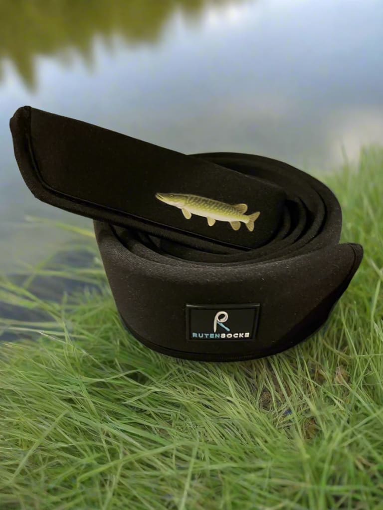 Rutensocke NEO Cast S 1-Teiler (140cm lang Premium Neopren Rutenschutz für Ruten bis 190cm)