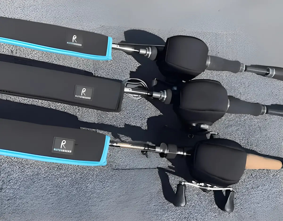 Rutensocke Rollentasche Cast M großes Logo (Rollenschutz für Baitcast-Rollen ab Größe 200)