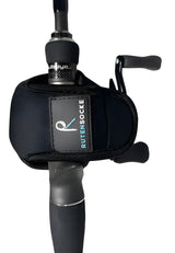 Rutensocke Rollentasche Cast S Großes Logo (Rollenschutz für Baitcast-Rollen von Größe 50-200)