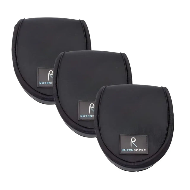 Rutensocke Rollentasche Fly L 3er Pack (Rollenschutz für Fliegenrollen Größe 11-13 / 12cm)