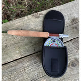 Rutensocke Rollentasche Fly S (Rollenschutz für Fliegenrollen Größe 5-7 / 10cm)