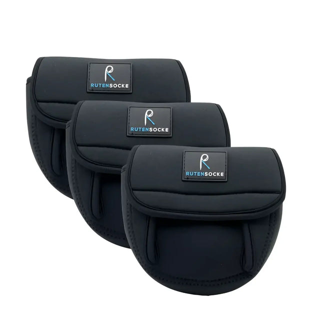 Rutensocke Rollentasche Spin S 3er Sparpack (Stationärrollen von Größe 1000-3000)