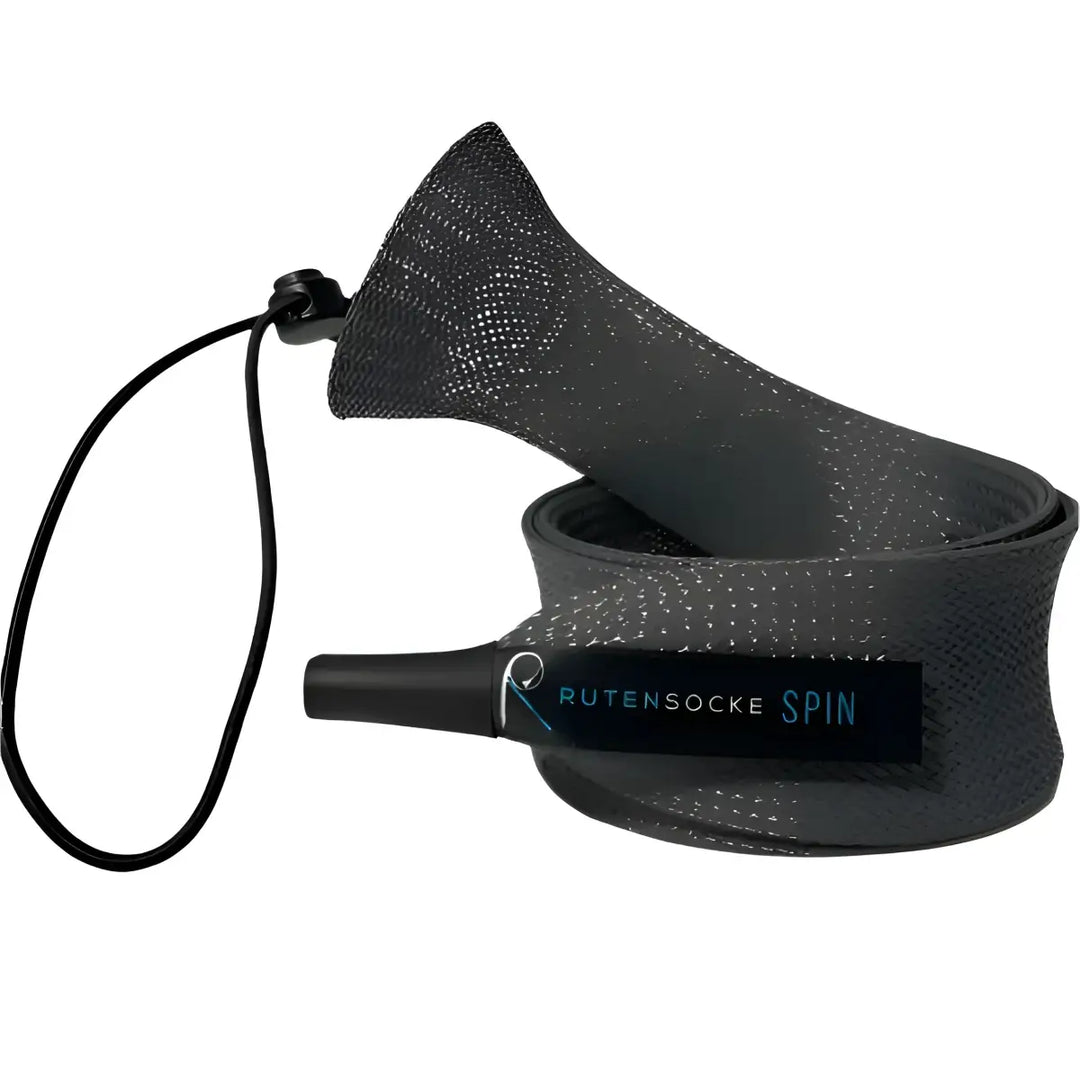 Rutensocke Spin L 2 Teiler (90cmx45mm Rutenschutz für 2 tlg. Ruten bis 270cm) Grau