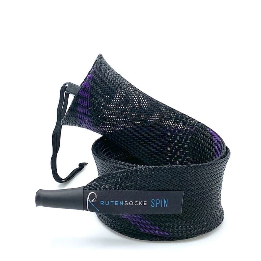 Rutensocke Spin M (170cmx45mm Rutenschutz für 1-tlg. Ruten bis 220cm) - Violett-Schwarz