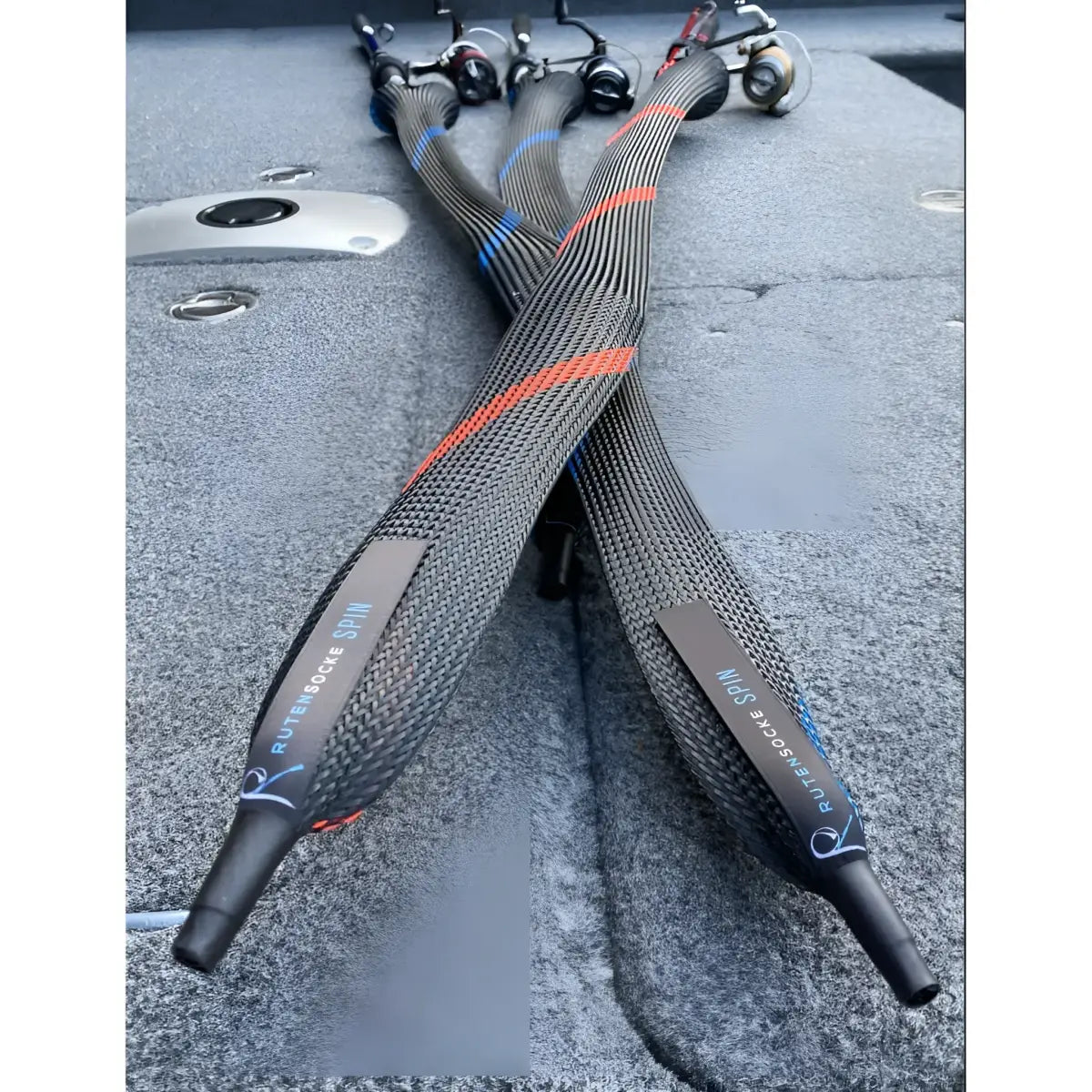 Rutensocke Spin S 2-Teiler (70cmx45mm Rutenschutz für 2-tlg. Ruten bis 220cm)