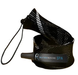 Rutensocke Spin S 2-Teiler (70cmx45mm Rutenschutz für 2-tlg. Ruten bis 220cm) - Schwarz-Weiss