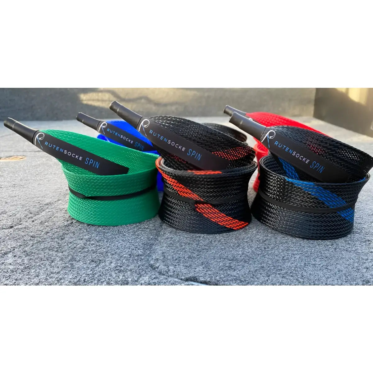 Rutensocke Spin S 2-Teiler (70cmx45mm Rutenschutz für 2-tlg. Ruten bis 220cm)